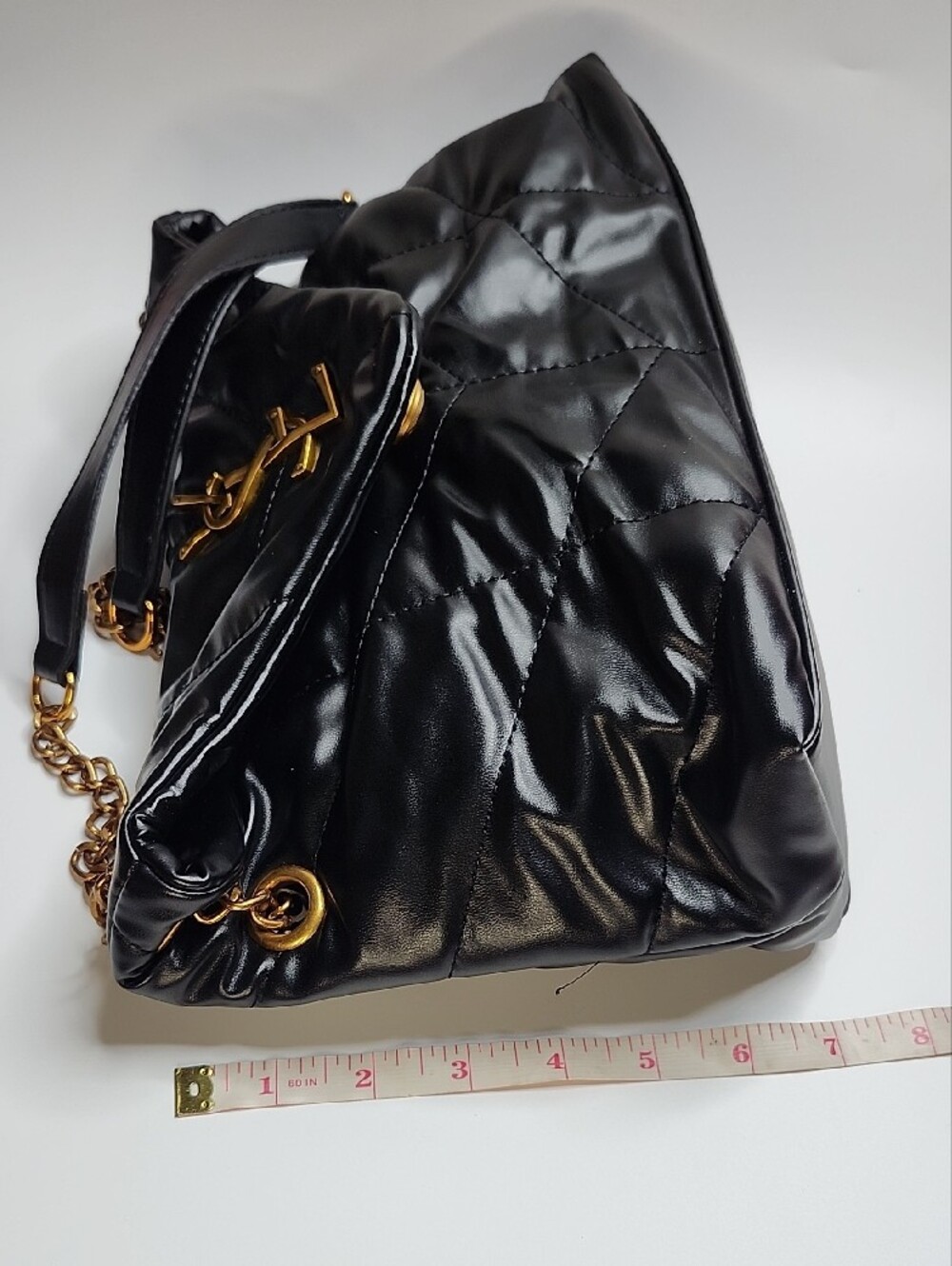 Kaisaqi Black Quilted Shoulder Bag - Picture 5 of 8